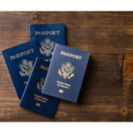 4 blue passports